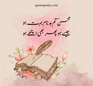 mohsin naqvi sad poetry, sad poetry in urdu 2 lines text 