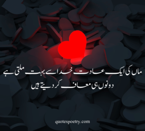 Mother love quotes in urdu